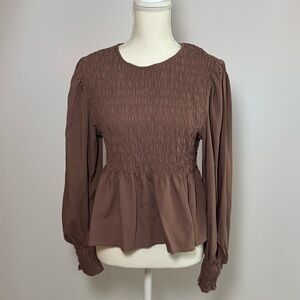 A NEW DAY- Elegant Brown Women's Top
